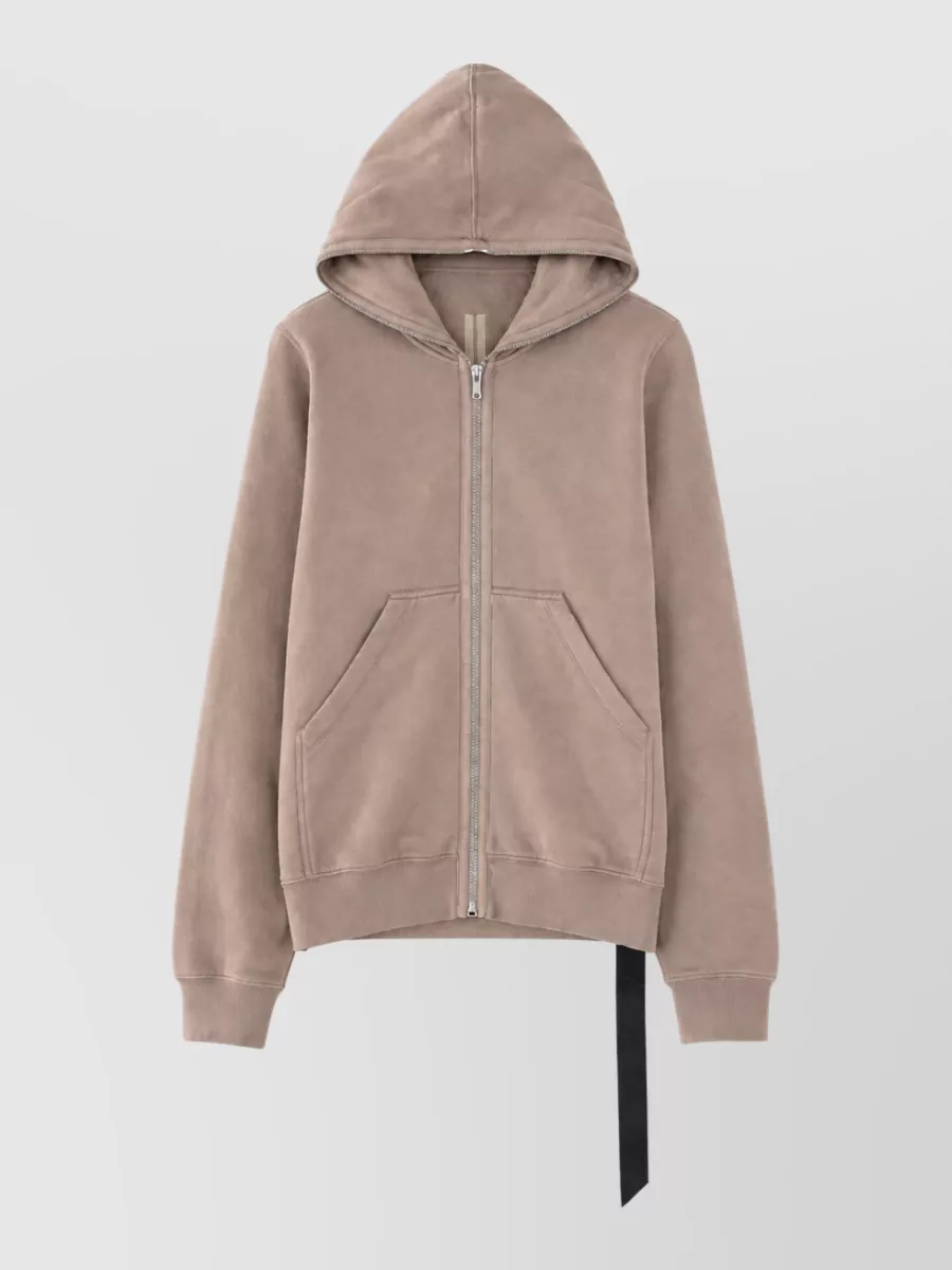 Rick Owens cotton hooded jacket