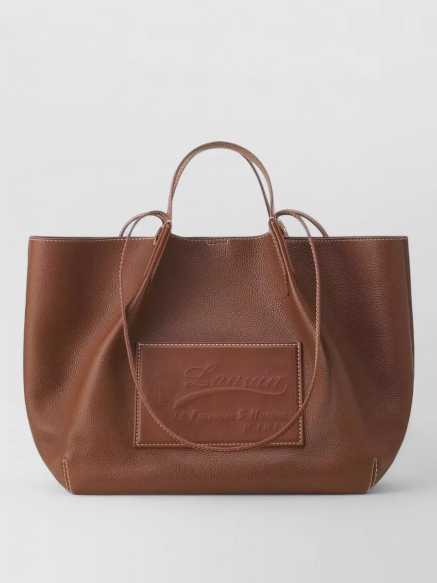 Lanvin cabas lanvin leather tote bag