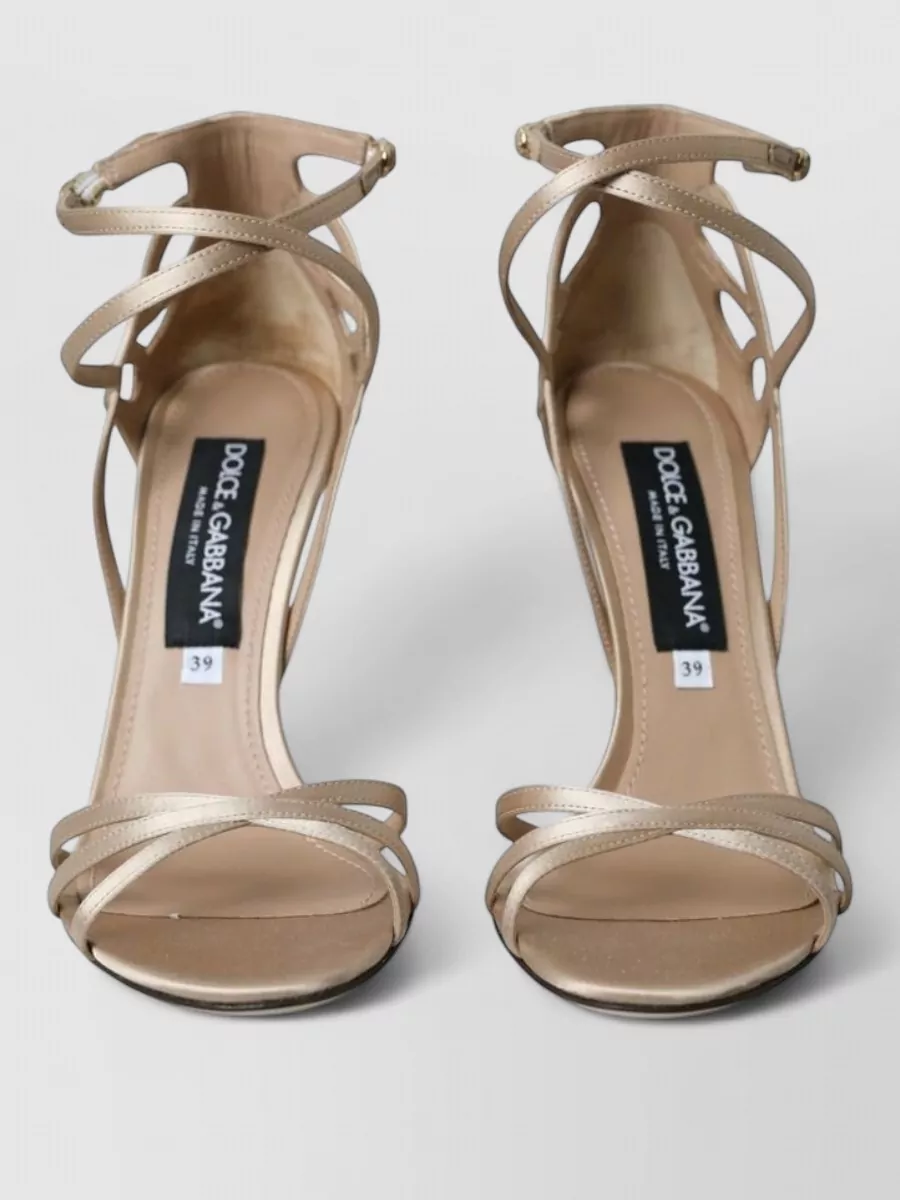Dolce&Gabbana satin ankle strap sandals