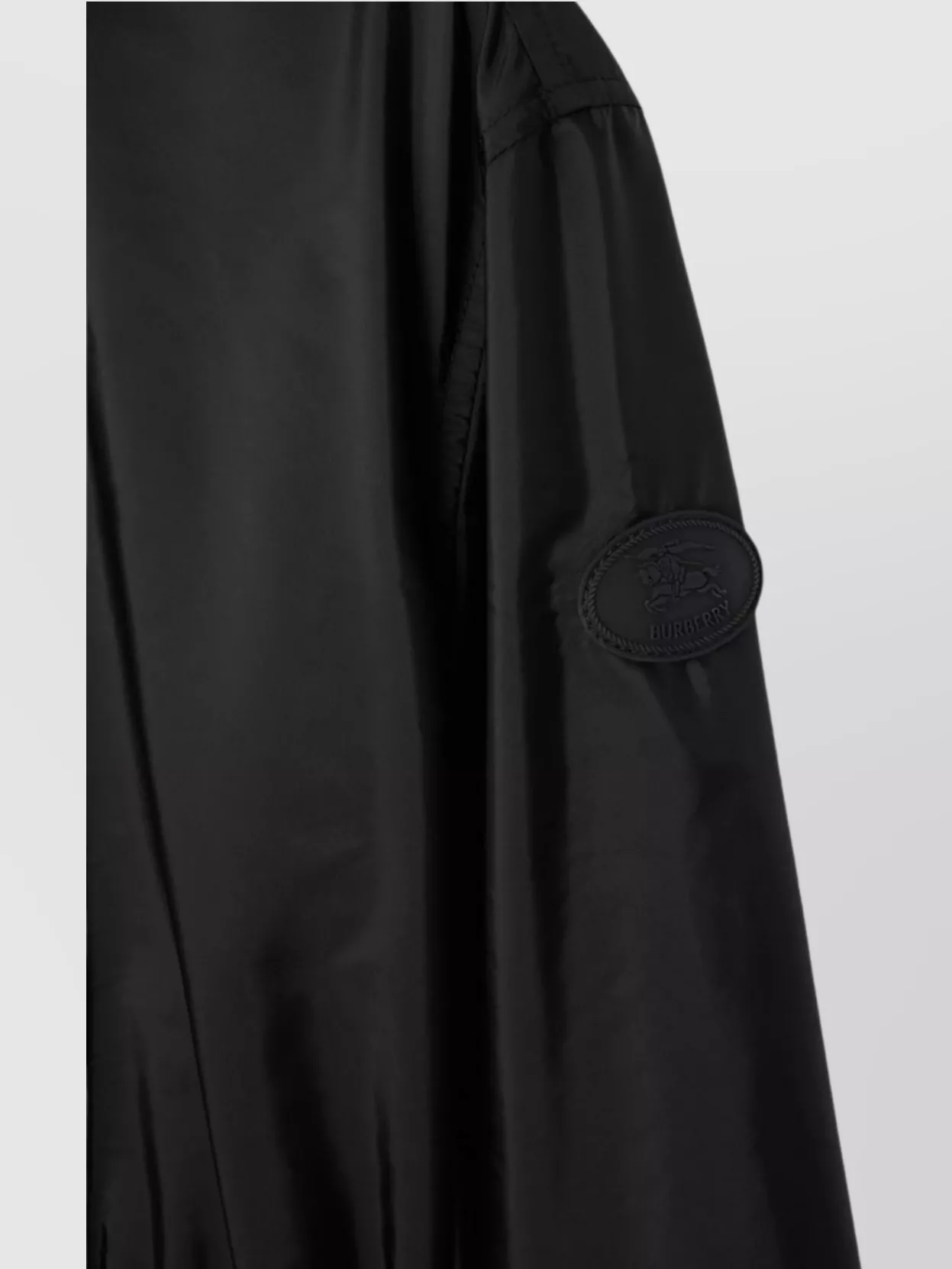 Burberry Drawstring Waist High Collar Parka