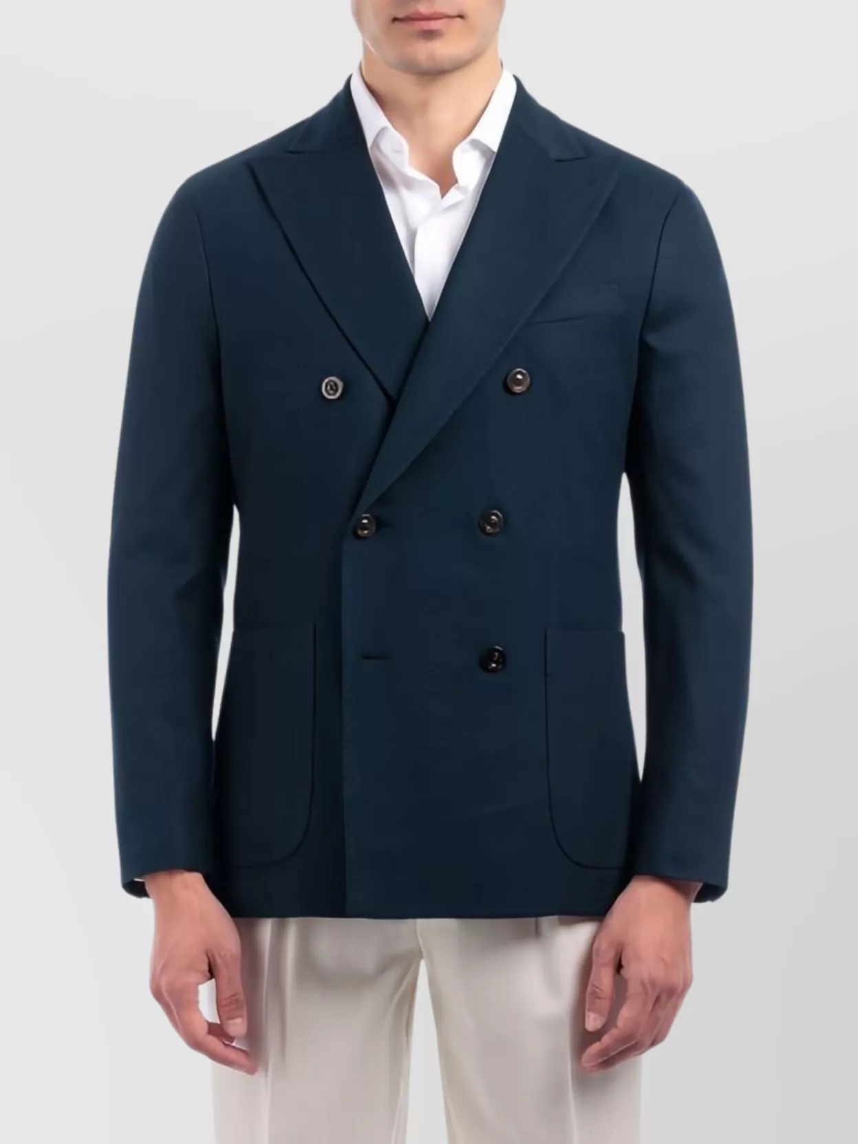 Boglioli Tailored Double-Breasted Outerwear Piece