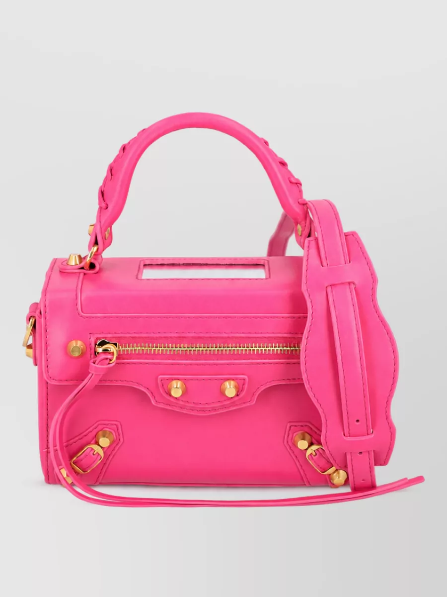 Balenciaga Le City Mini Leather Shoulder Bag