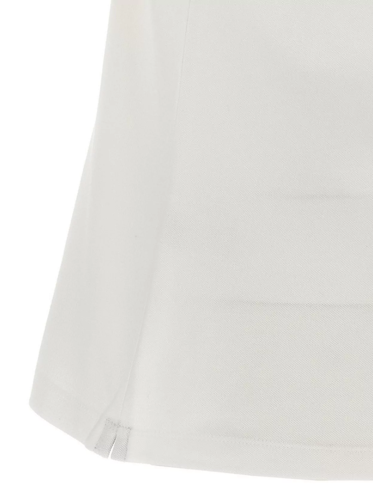 Brunello Cucinelli Ribbed Collar Short Sleeves Polo Shirt In White