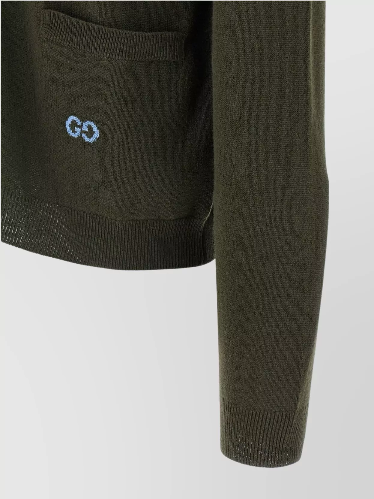 Gucci Intarsia Knit Cardigan V-Neck Design