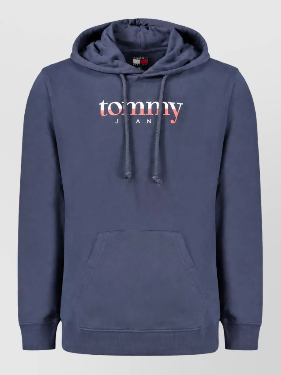 Tommy Hilfiger cotton logo print hoodie