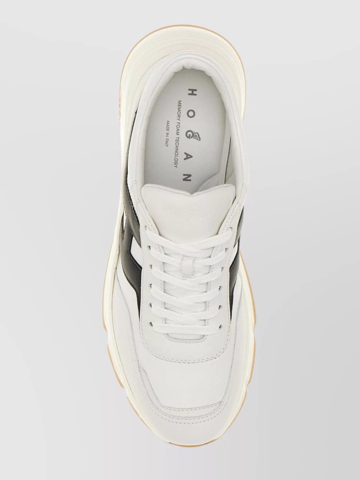 Hogan Leather Panel Sneakers Hyperlight
