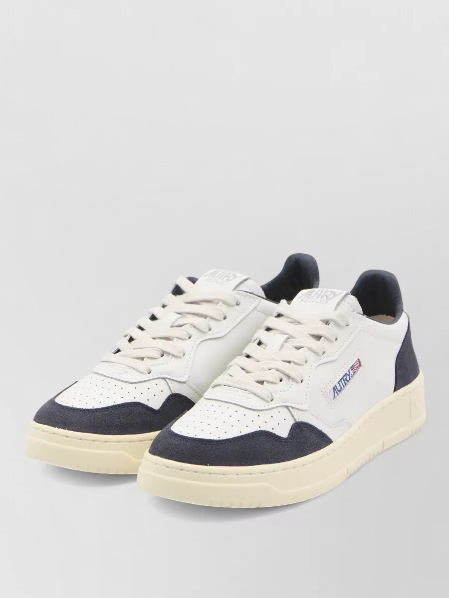 Autry Low Top Sneakers Suede Inserts