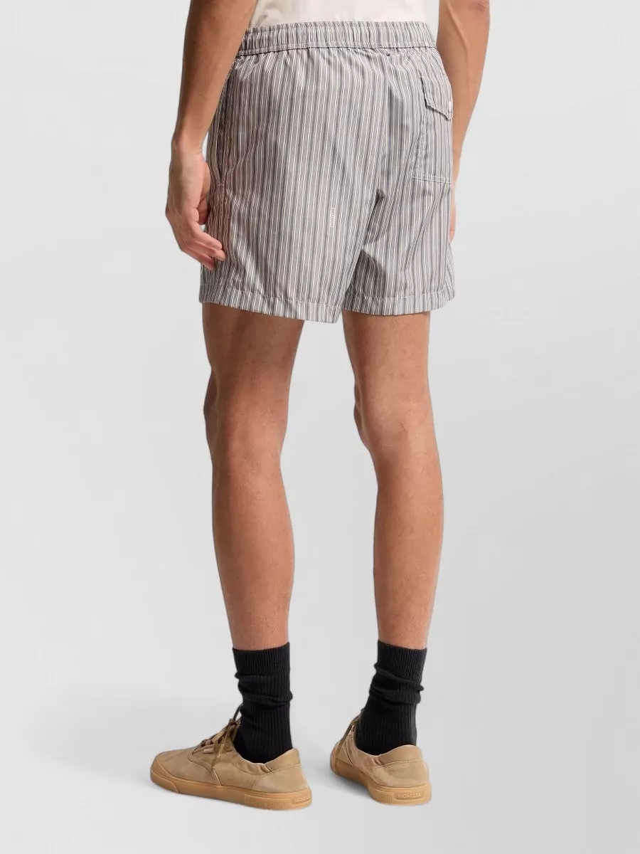 Moncler Striped Swim Shorts