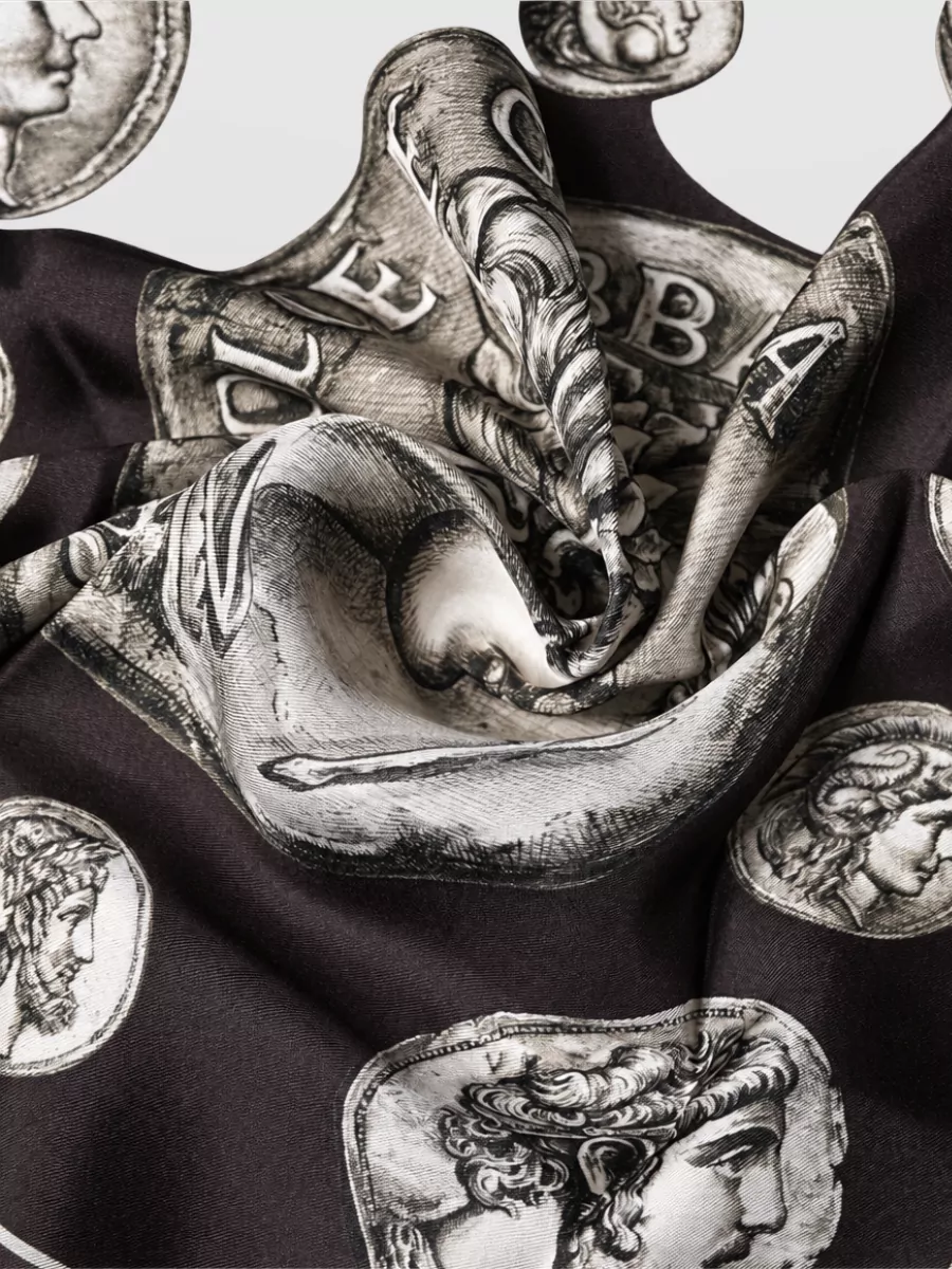 Dolce&Gabbana Silk Printed Square Scarf
