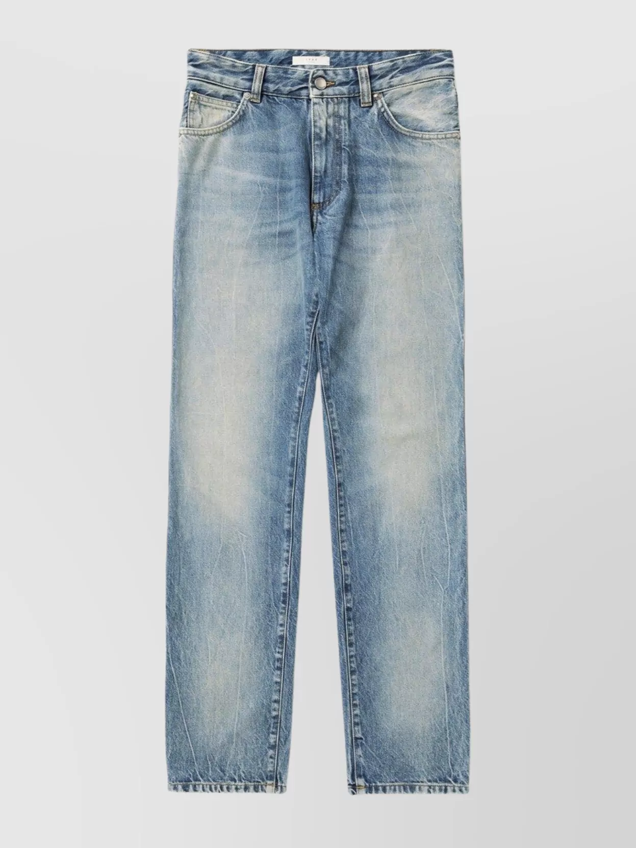 1989 Studio Boyfriend Jeans With Belt Loops And Straight Leg In Blue