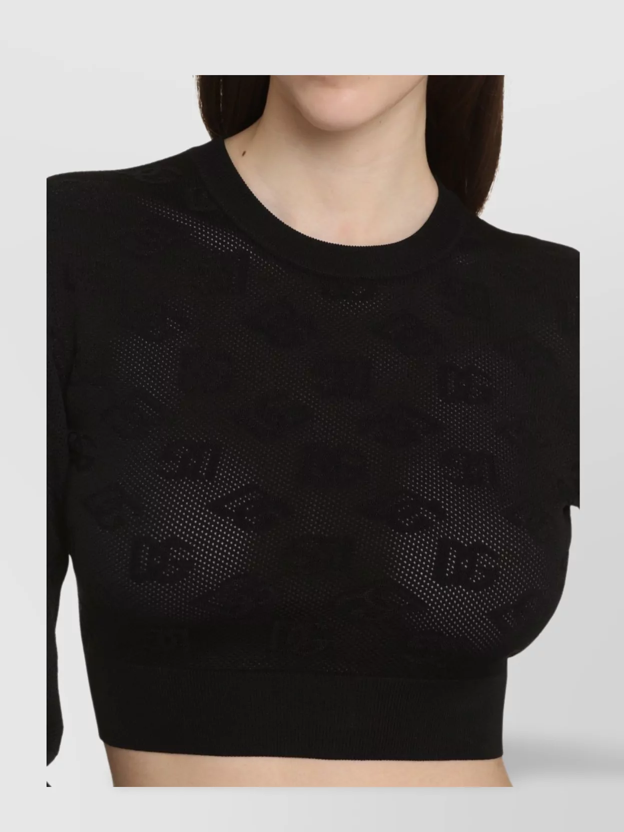 Dolce & Gabbana Long Sleeve Crew-neck Sweater