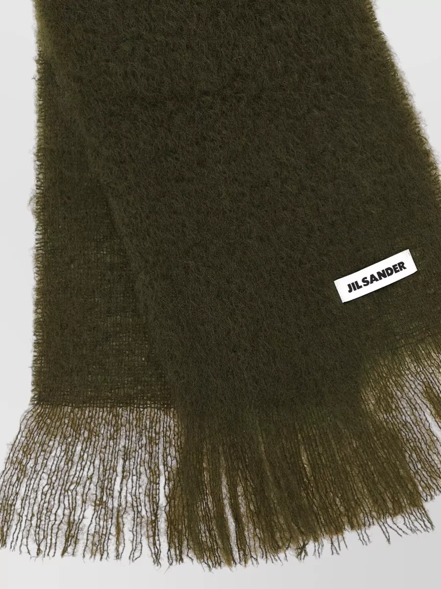 Jil Sander Mohair Wool Scarf