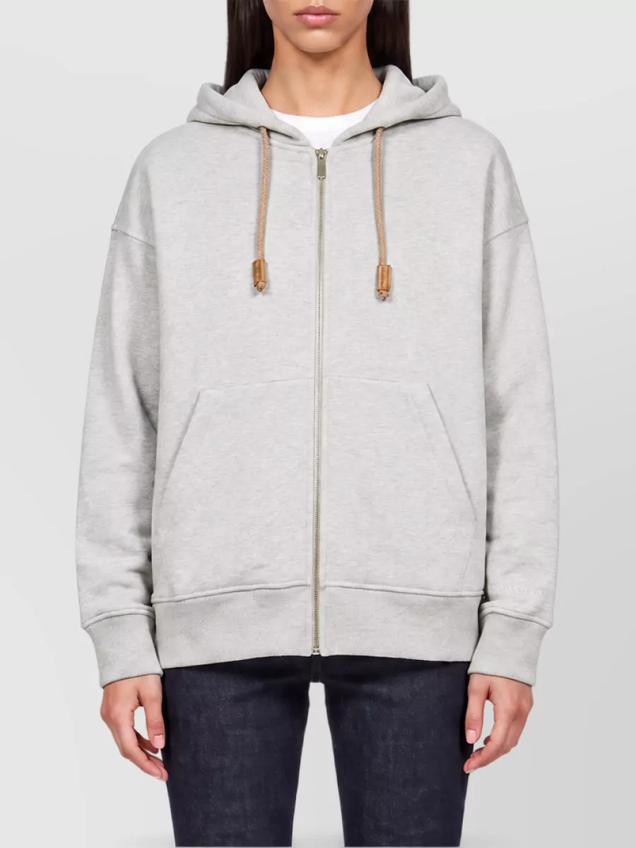 S Max Mara Ribbed Hoodie Jacket