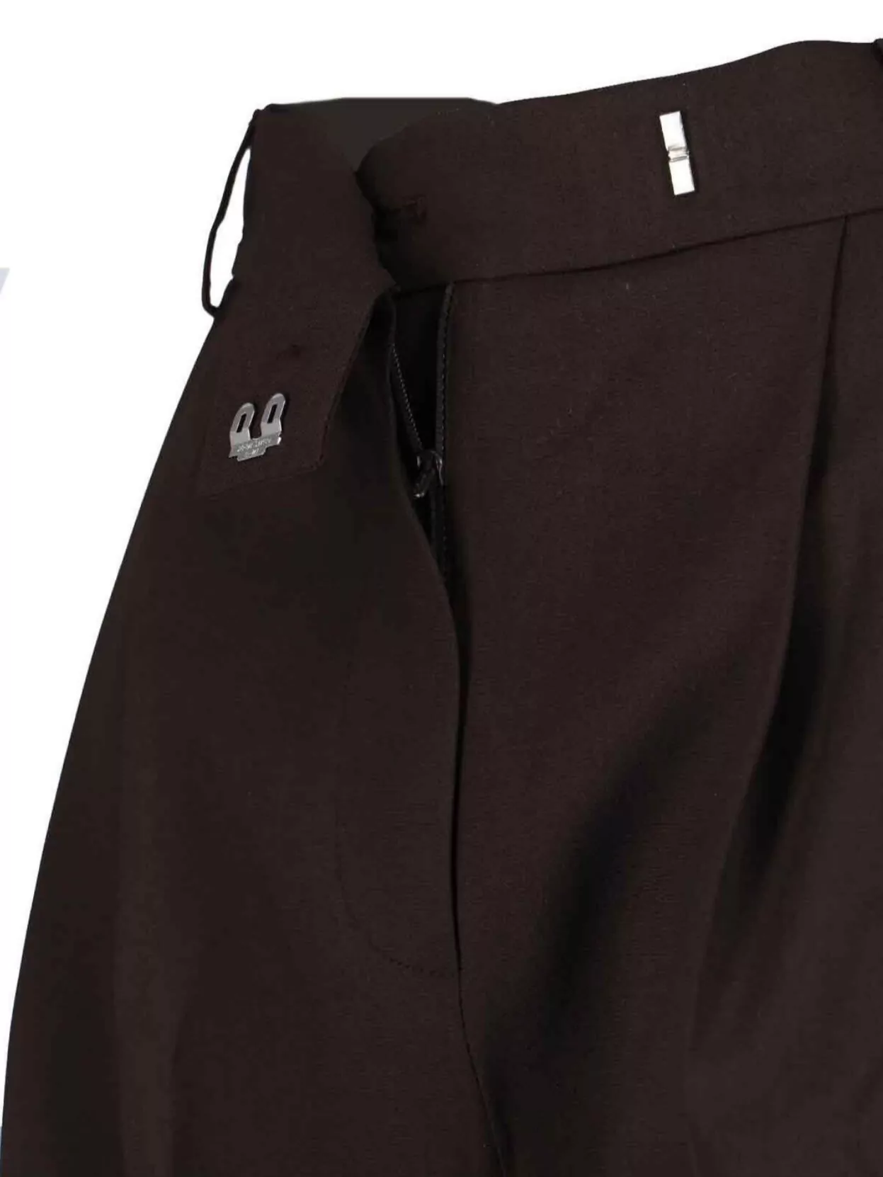 The Frankie Shop Straight Leg Trousers With Back Pocket And Pleats