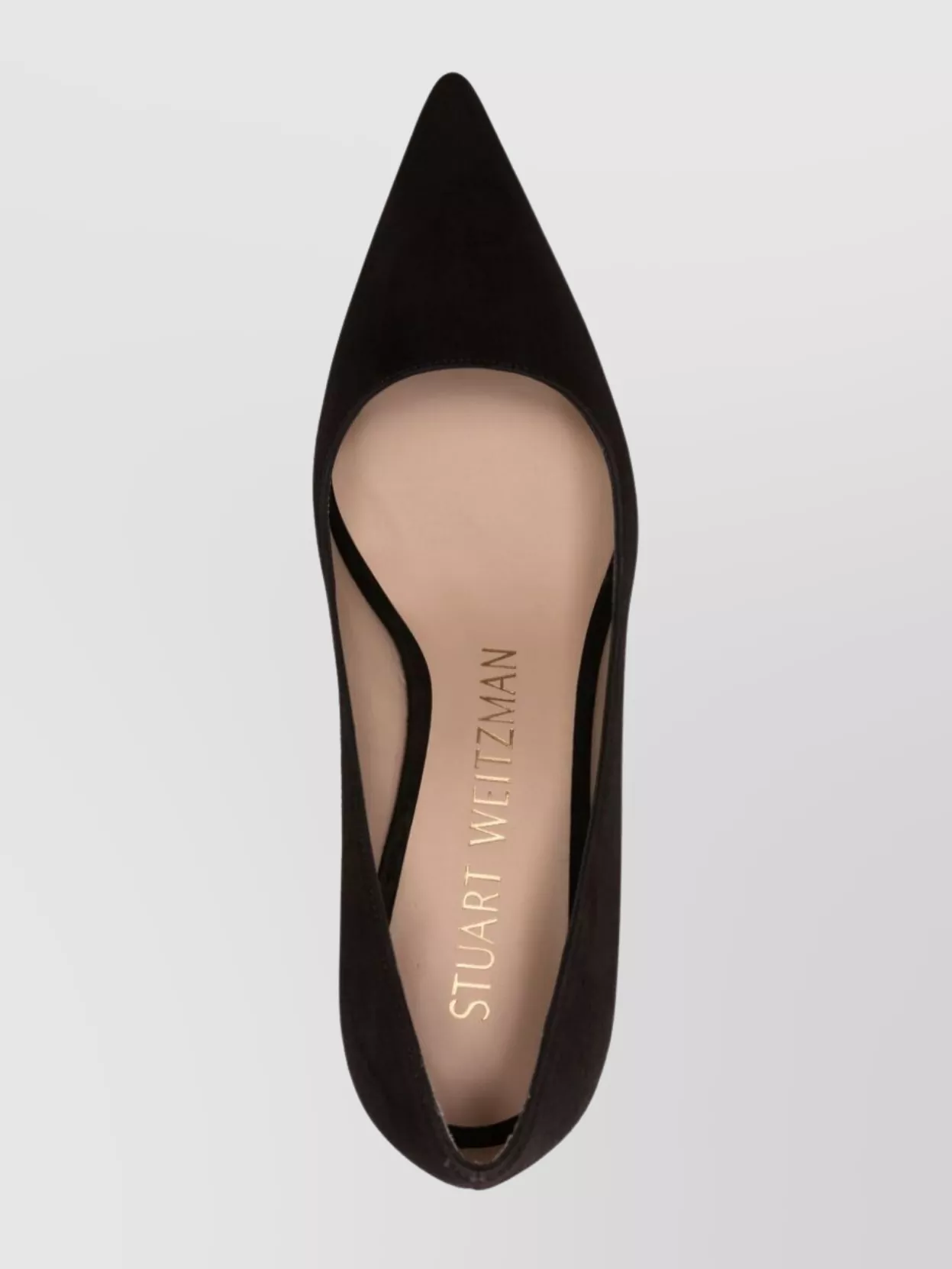 Stuart Weitzman Suede Pointed Toe Stiletto Heel Pumps