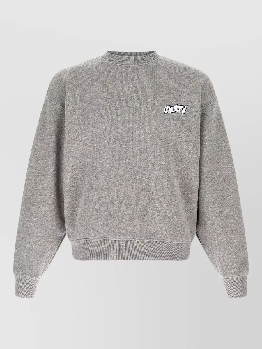 Autry ribbed crewneck sweatshirt