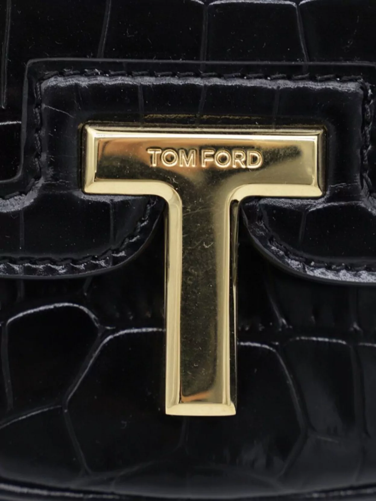 Tom Ford Crocodile Strap Shoulder Bag