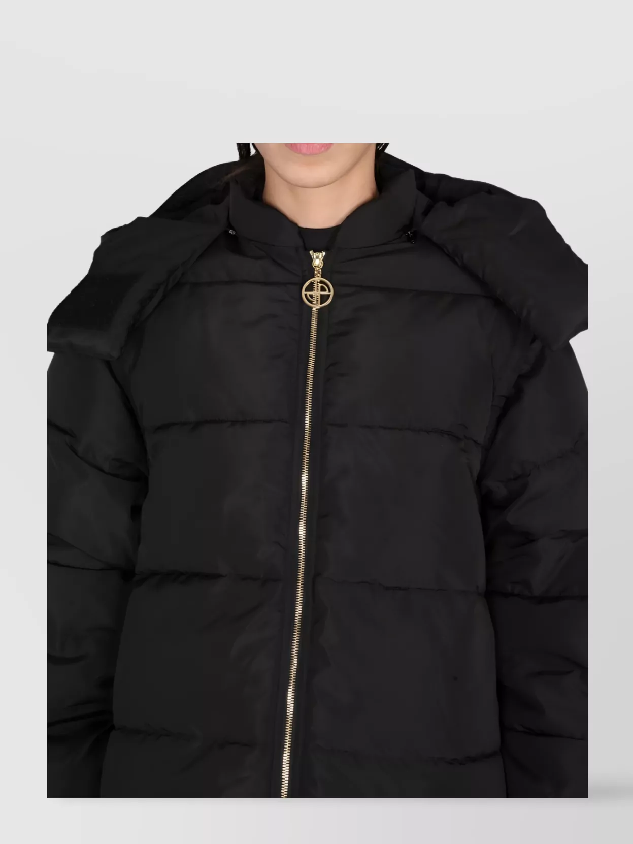 Shop Patou Quilted Parka With High Collar And Hood