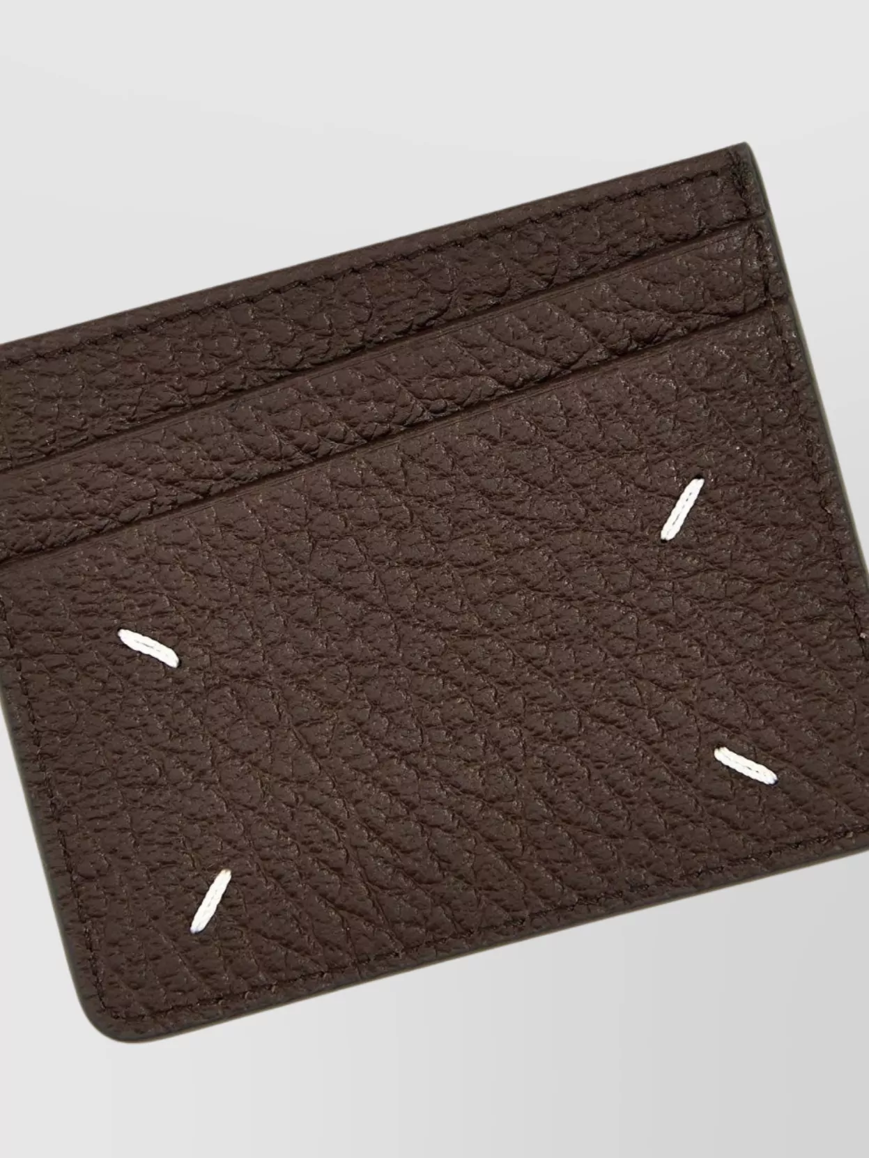 Maison Margiela Slim Textured Compact Card Holder