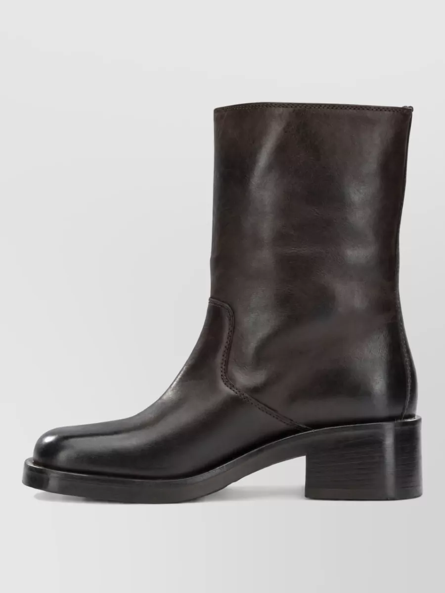 Strategia Leather Ankle Boots