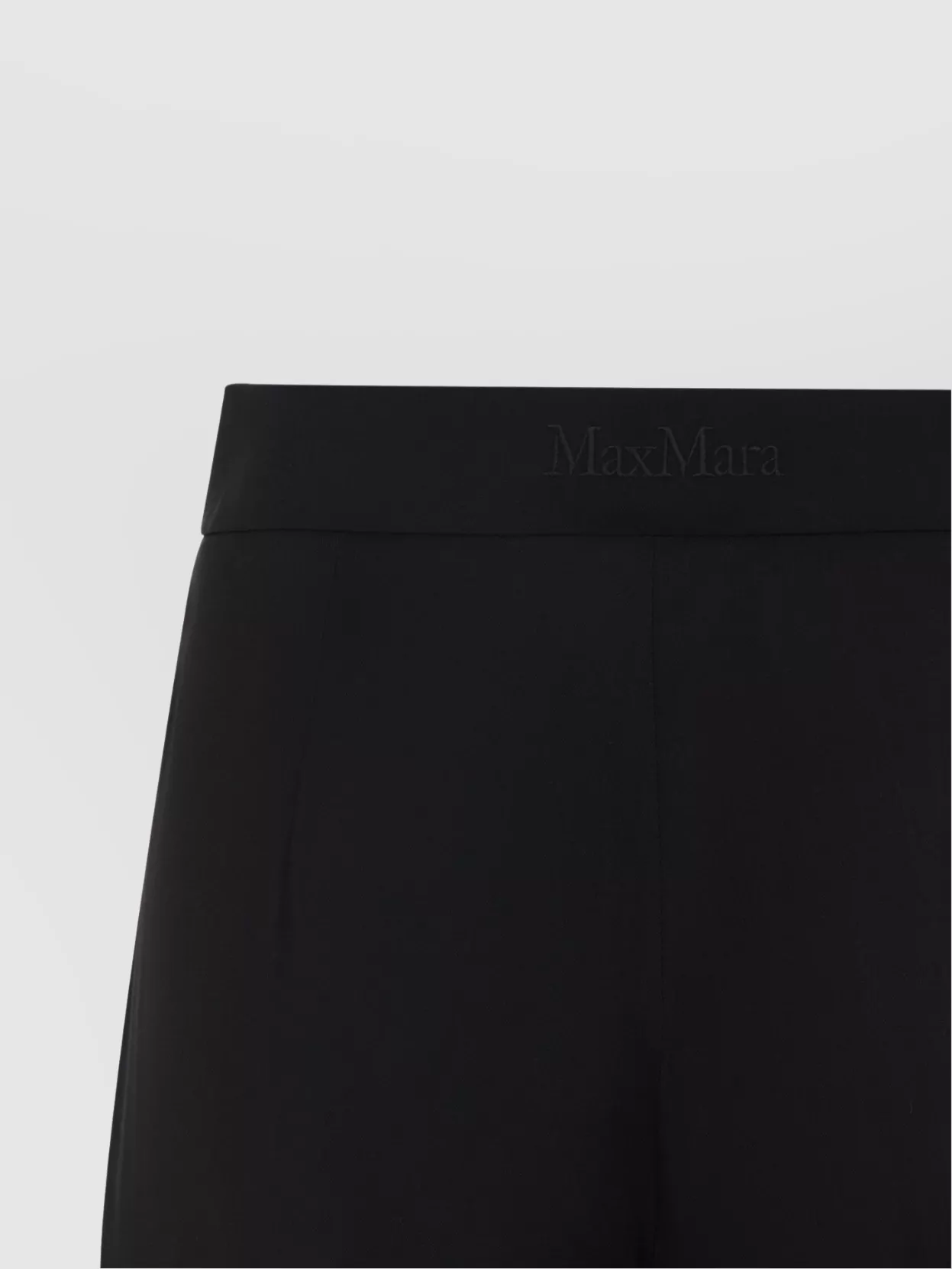 Max Mara High Waist Straight Leg Wool Pants