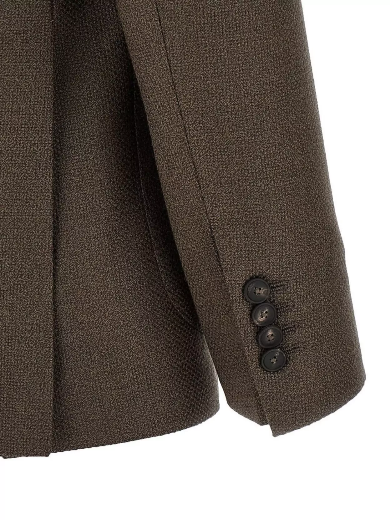 Tagliatore Wool Blazer In Super 100's In Brown