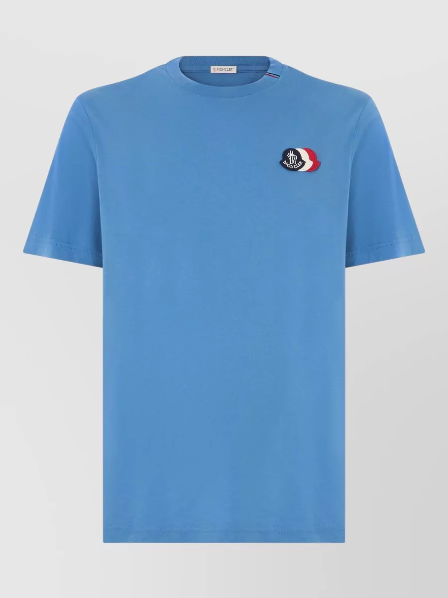 Moncler Cotton Logo-Print Short-Sleeve T-Shirt