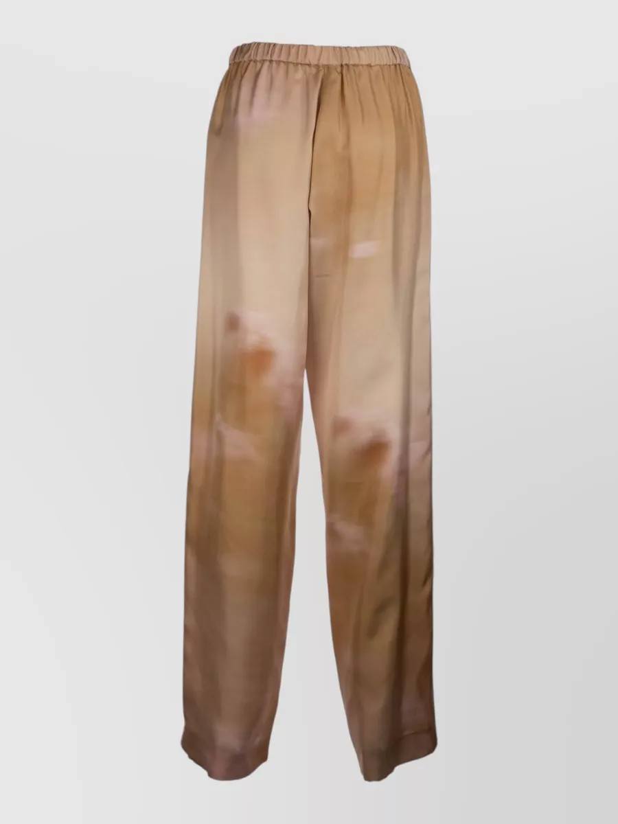 Fabiana Filippi Printed silk wide-leg trousers