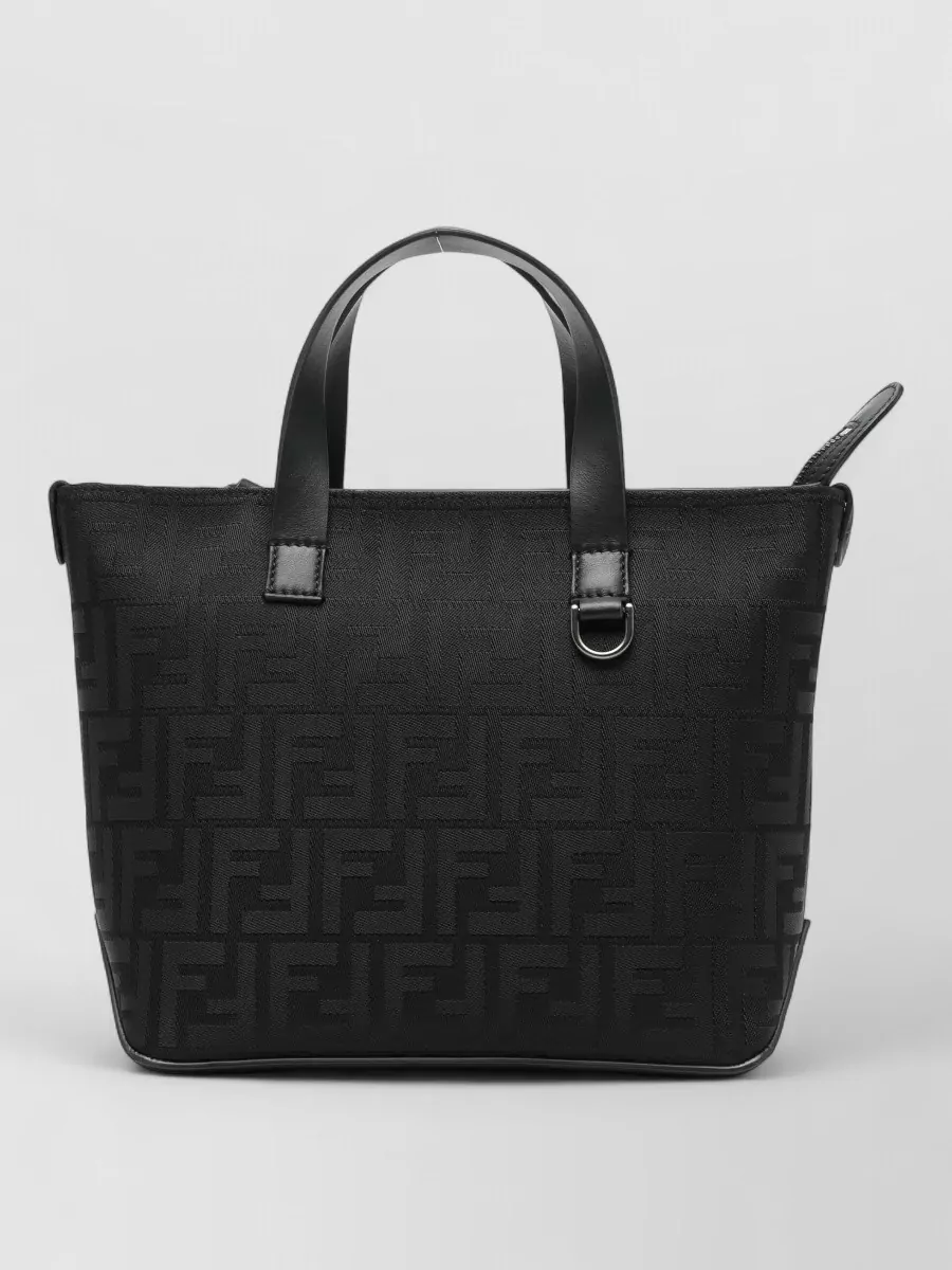 Fendi Shopping Tote Nylon Ff Grace Top Handles