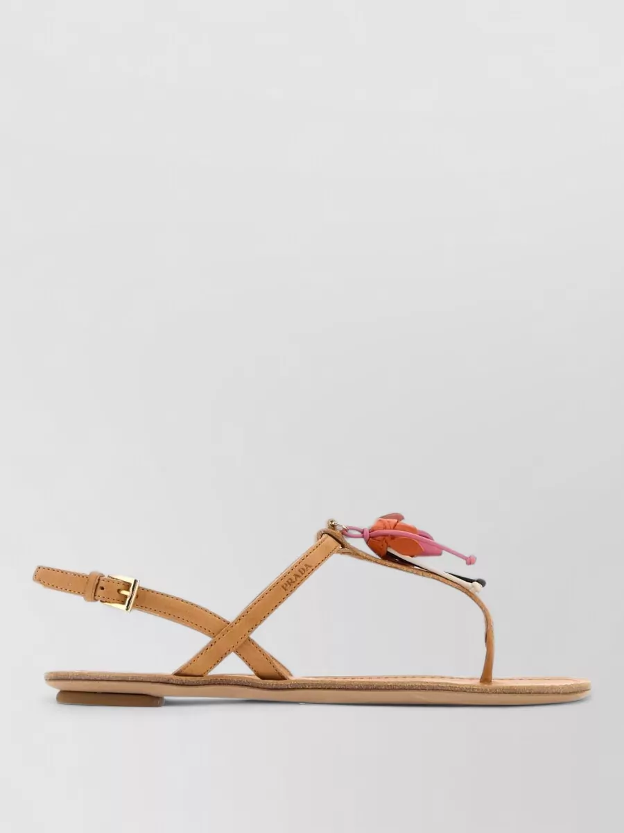 Prada Leather thong sandals