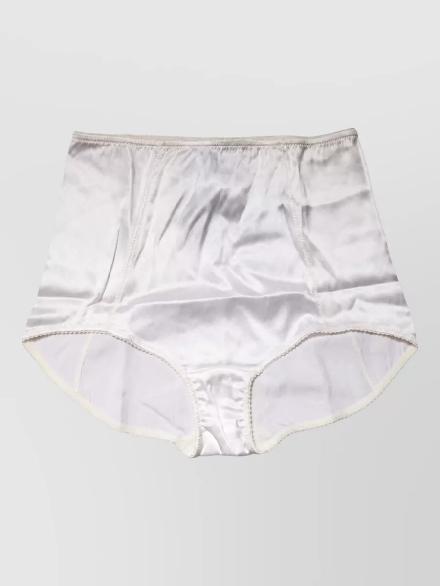 Dolce&Gabbana silk high-rise briefs