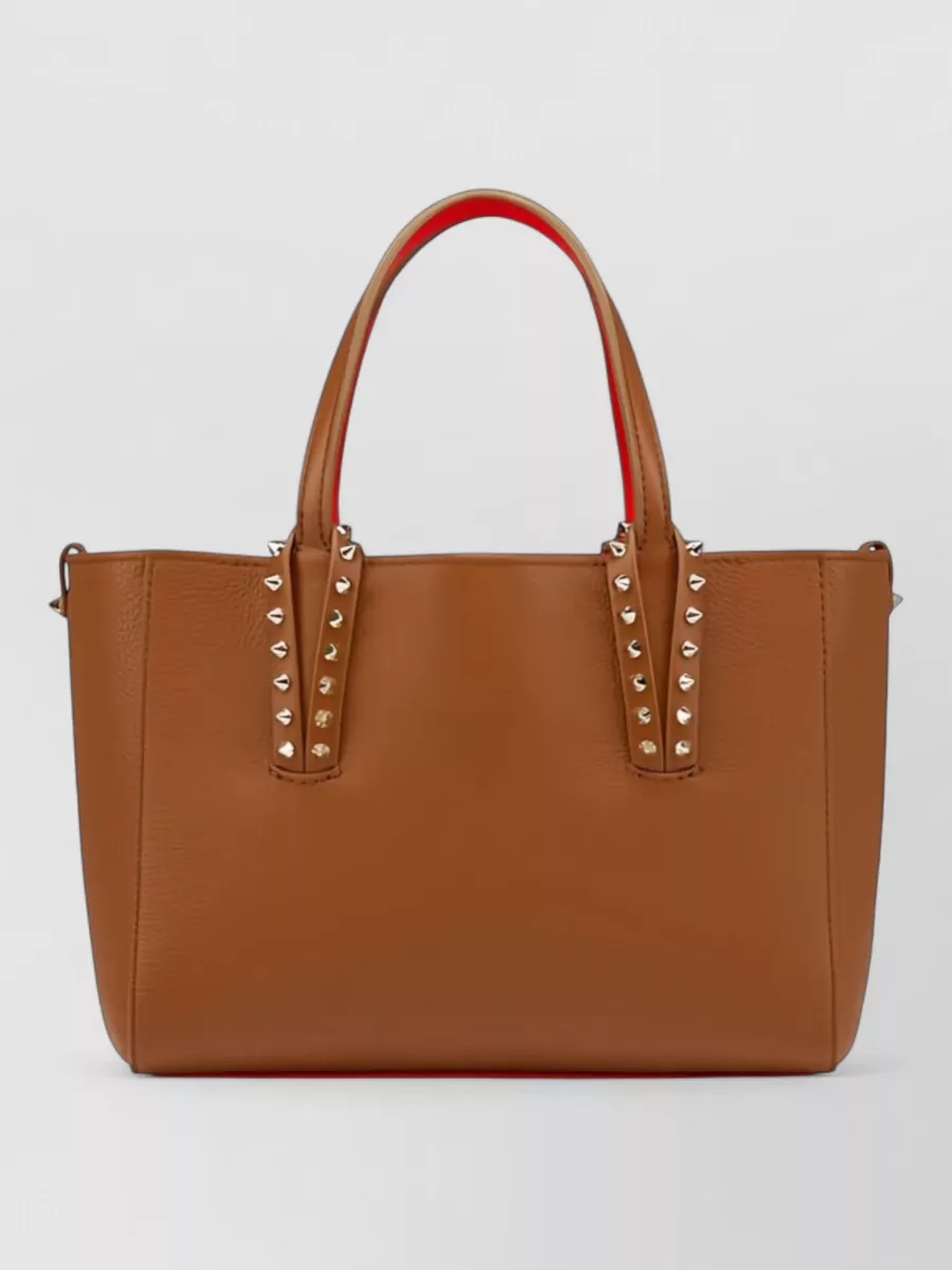 Christian Louboutin Cabata mini leather studded tote bag