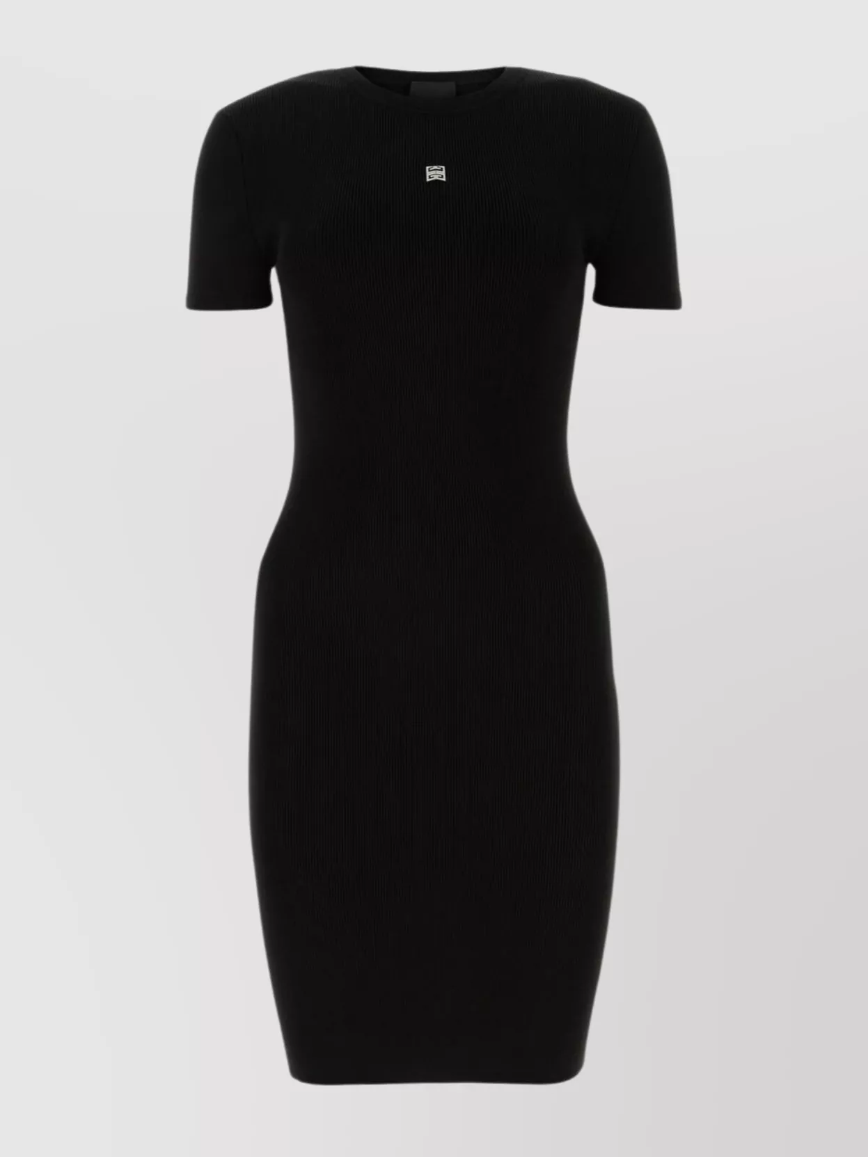 Shop Givenchy Streamlined Mini Dress In Stretch Viscose Blend In Black