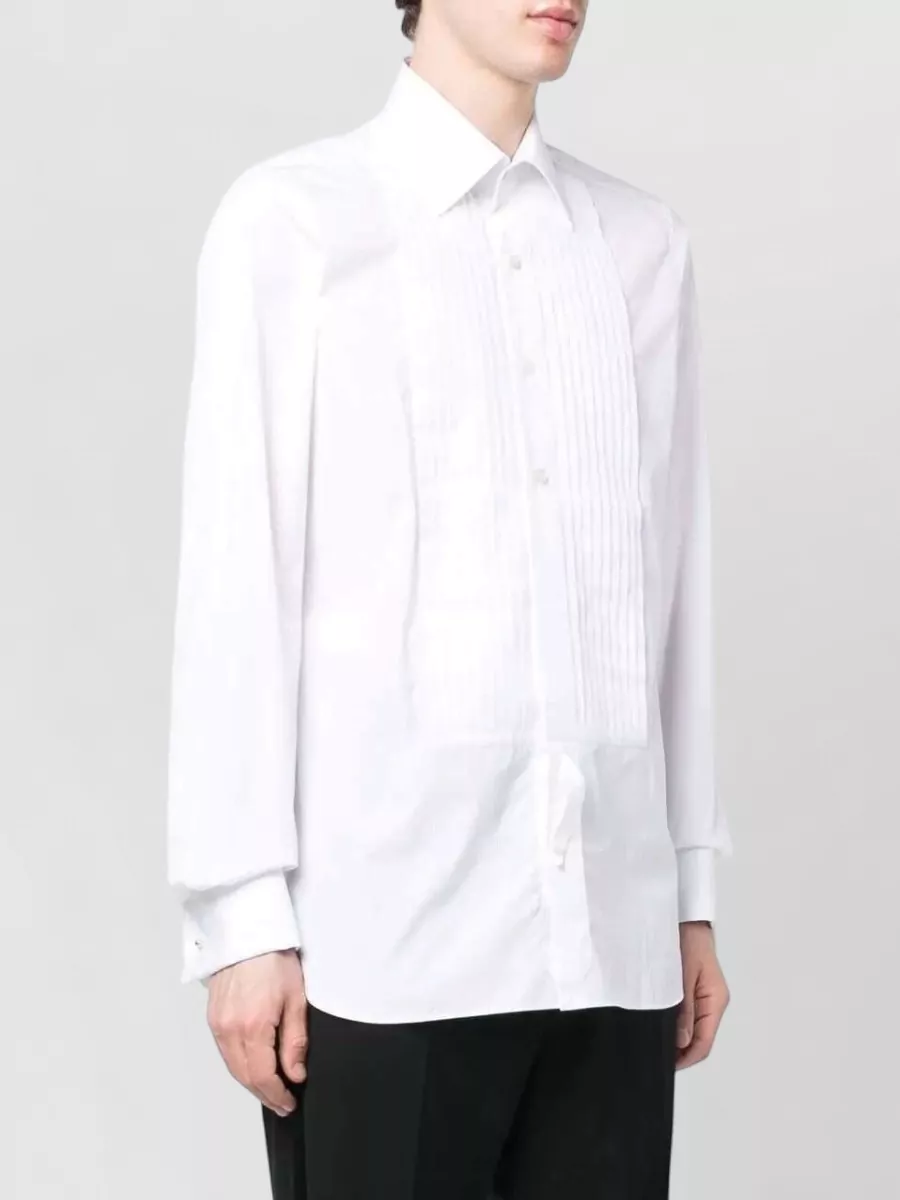 Tom Ford Ribbed Cotton Long-Sleeve Shirt