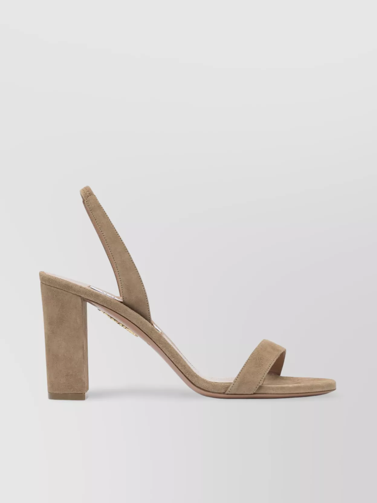 Aquazzura Heeled Sandals With Open Toe And Suede Finish
