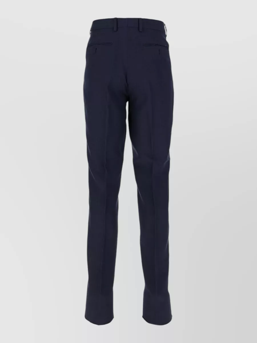 Lardini Wool Straight-Leg Trousers