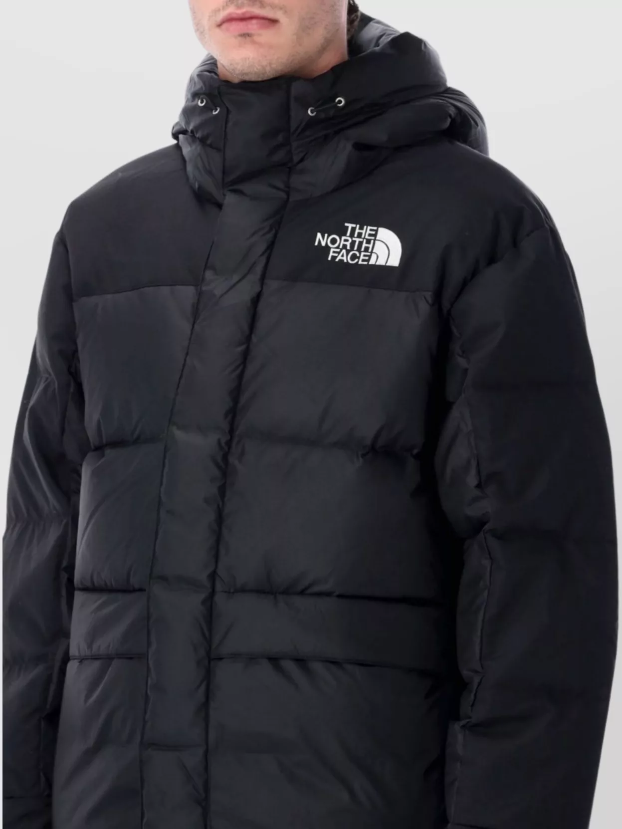 The North Face Hooded Long Sleeve Quilted Down Jacket