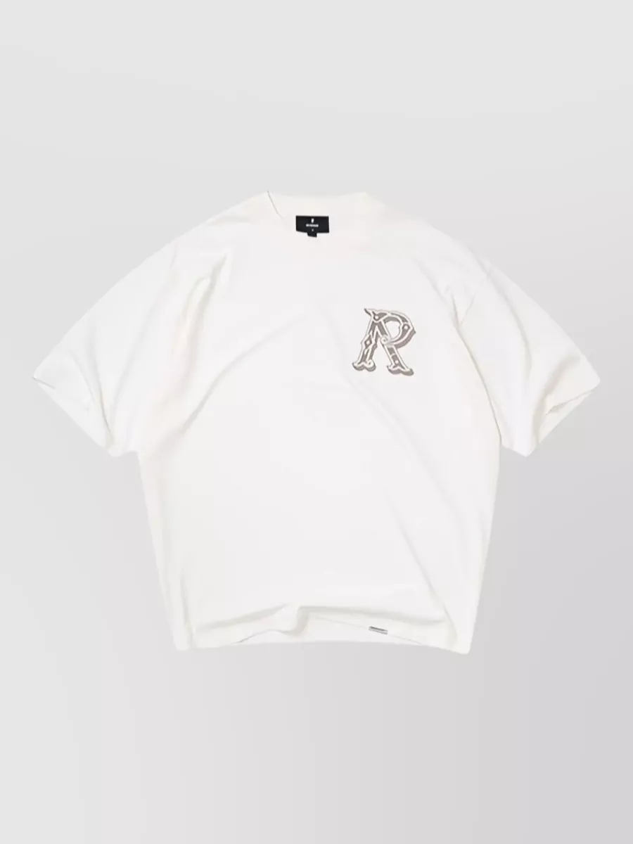 Represent cotton logo print oversized t-shirt