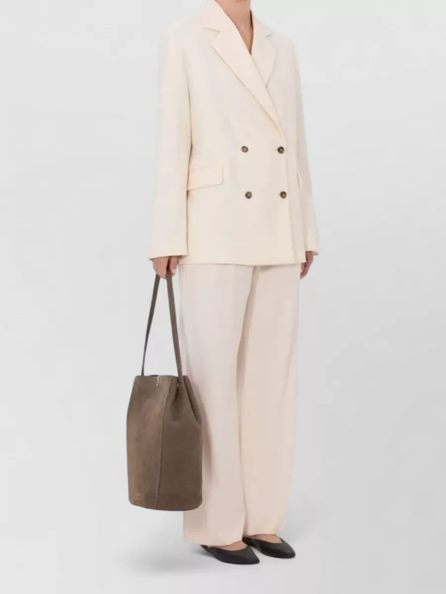 Loulou Studio Donau Tailored Double Breasted Jacket