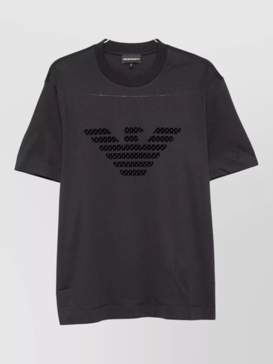 Emporio Armani logo print cotton t-shirt