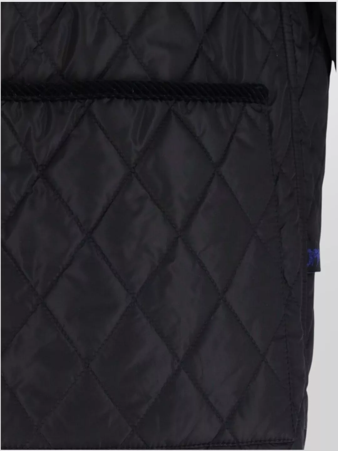 Burberry Quilted Jacket Corduroy Collar Casual
