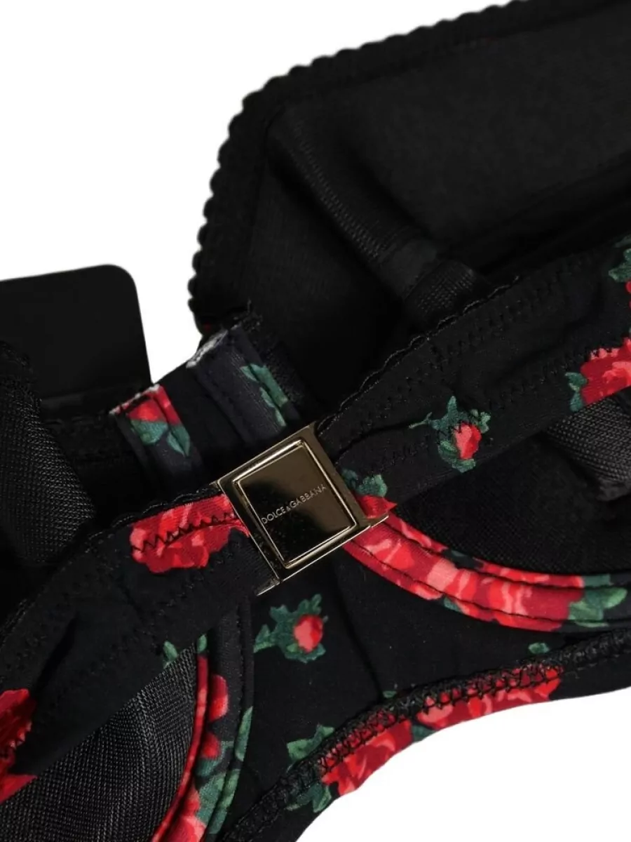 Dolce&Gabbana Floral Print Underwire Bikini Top