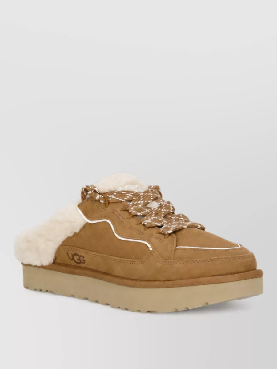 Ugg leather mules