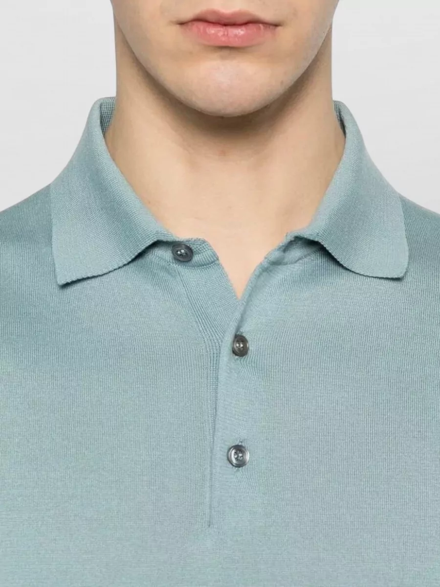 Lardini Mens Polo Shirt Short Sleeves Collar