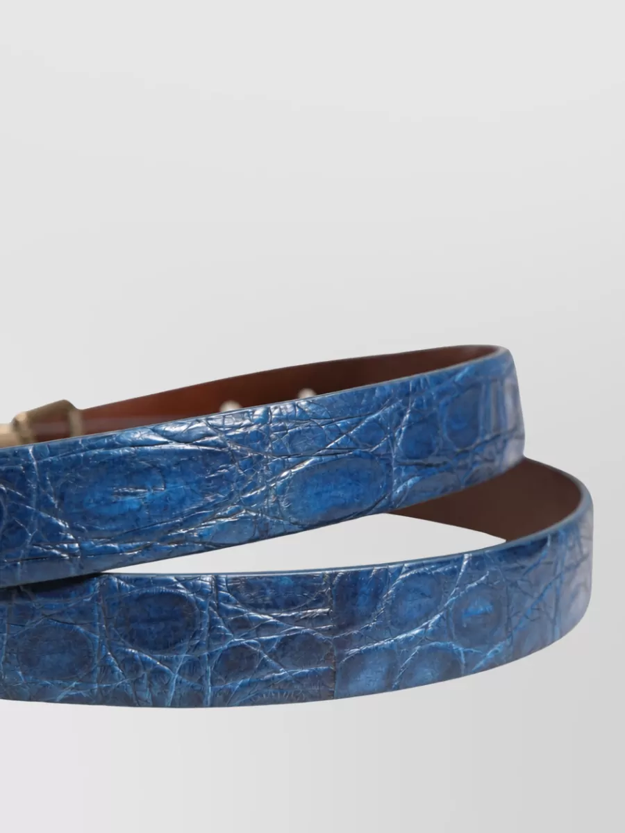 Dolce&Gabbana Caiman Leather Belt