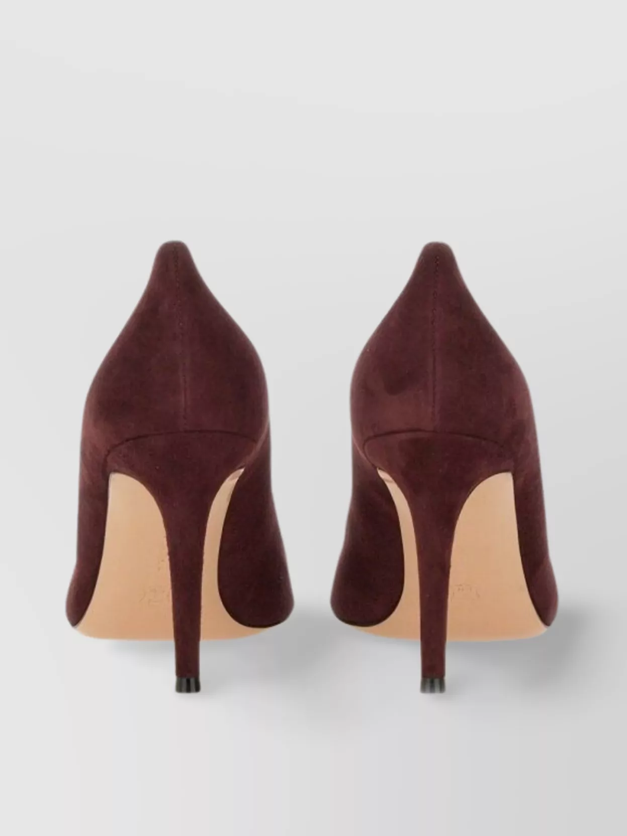 Gianvito Rossi Pointed Toe Suede Stiletto Heel Pumps
