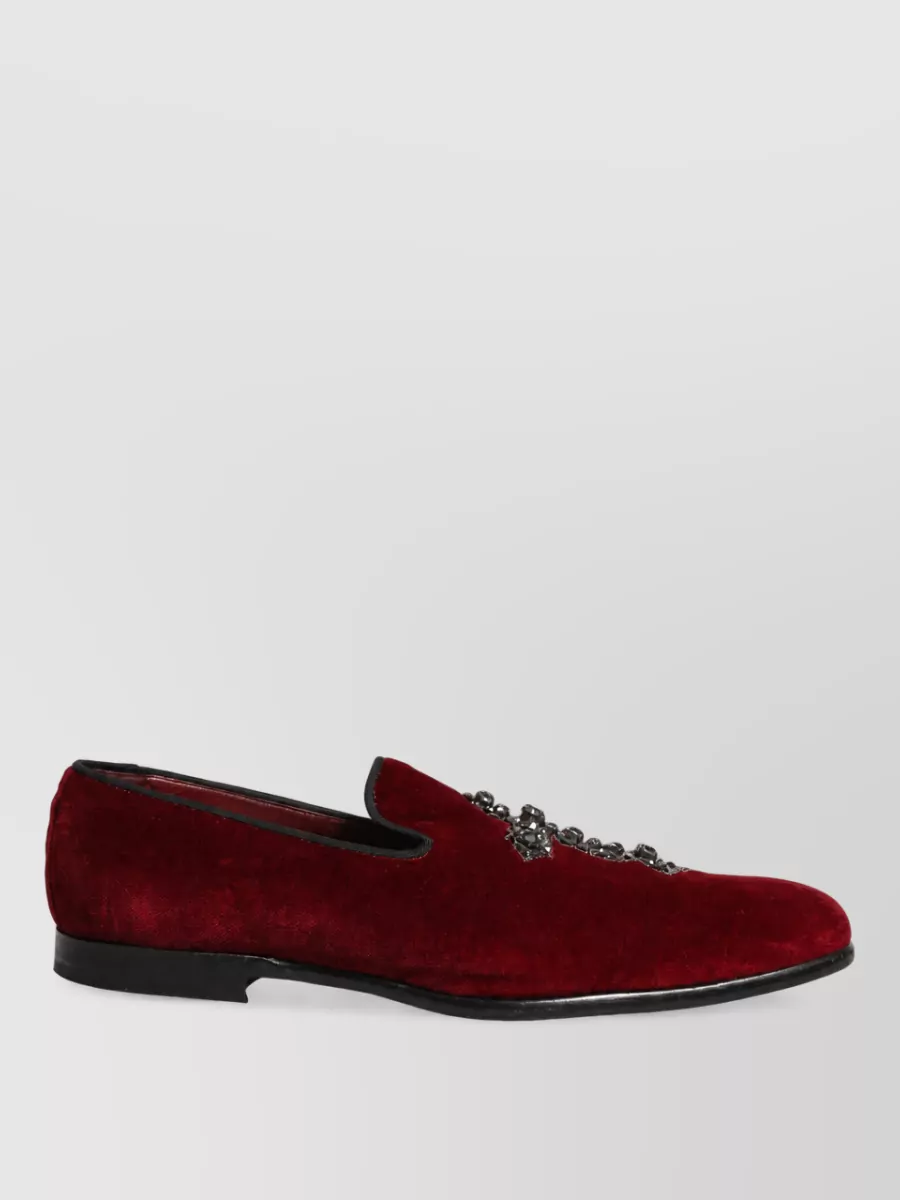 Dolce&Gabbana Leather Slip-On Loafers