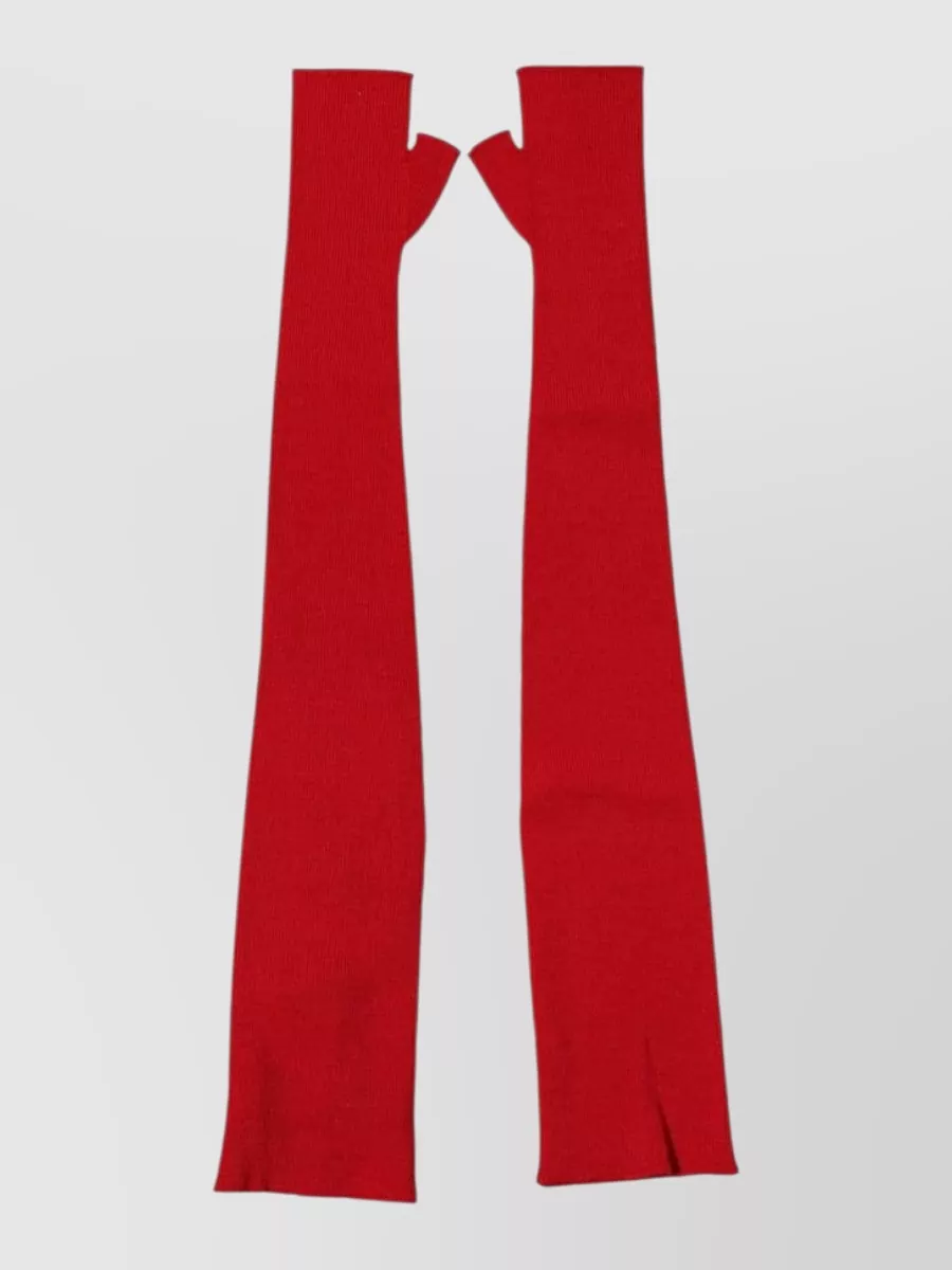 Dolce&Gabbana wool knitted fingerless elbow-length gloves