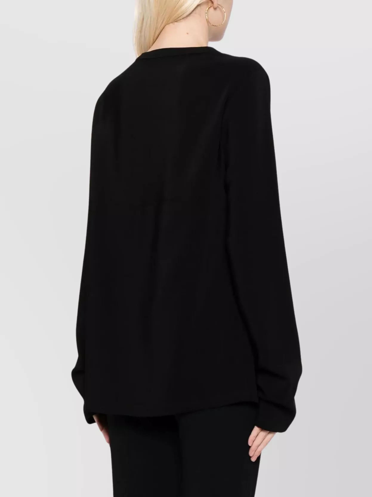 Stella Mccartney Zipper Detail Long Sleeve Top