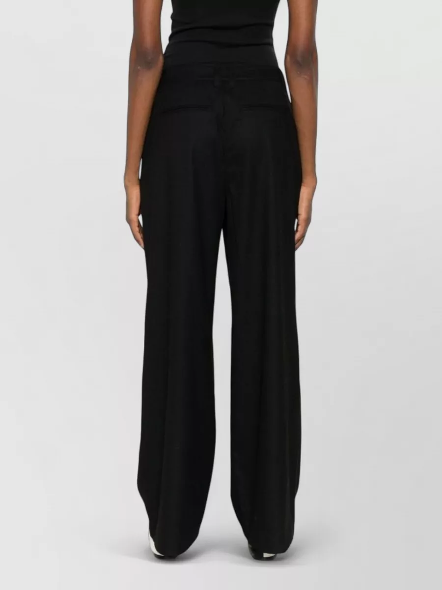 Dunst Pleated Wide-Leg Trousers